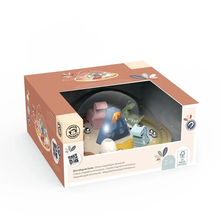Labirint magnetic Dino Speedy Monkey