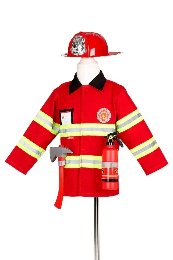 Set geaca si accesorii Pompier pentru copii Souza