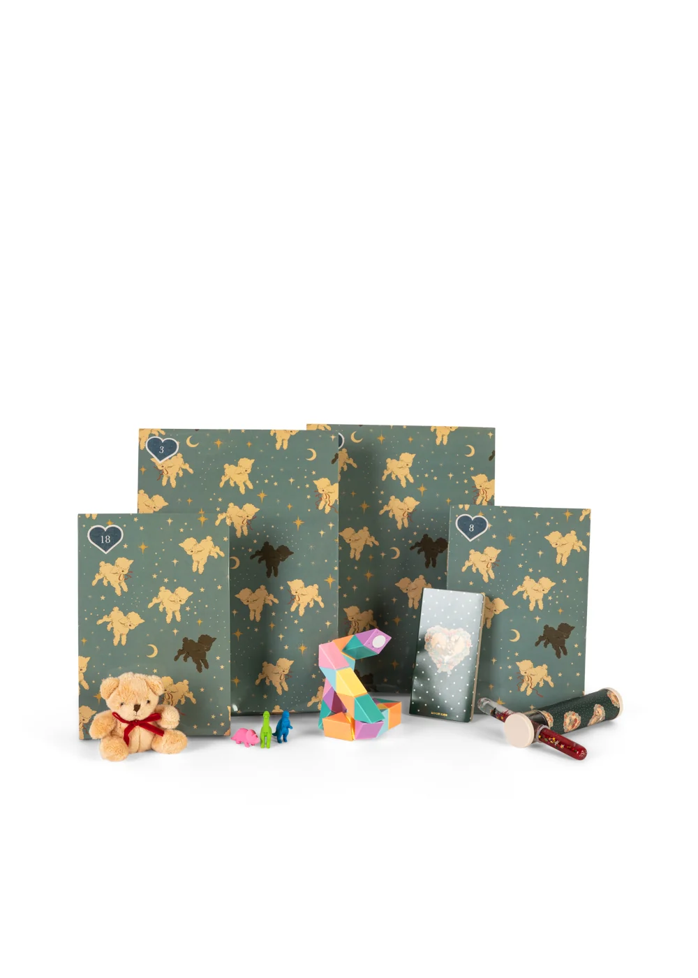 Calendar Advent cu 24 de cadouri Konges Slojd – Blue